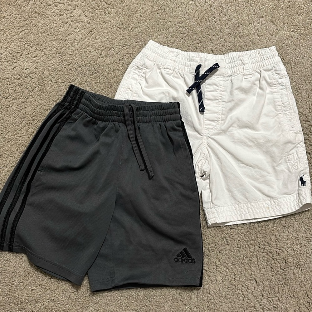 Polo Ralph Lauren and Adidas Boys shorts size 8
